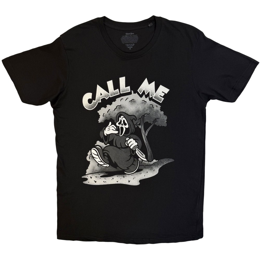 Scream Ghostface - Call Me Herren TShirt - Schwarz